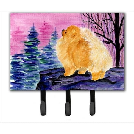 Carolines Treasures Carolines Treasures SS8606TH68 Pomeranian Leash Holder Or Key Hook SS8606TH68